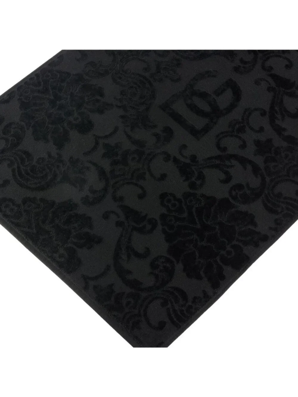 NWT Dolce & Gabbana Casa Jacquard Shower Mat Black Size One Size